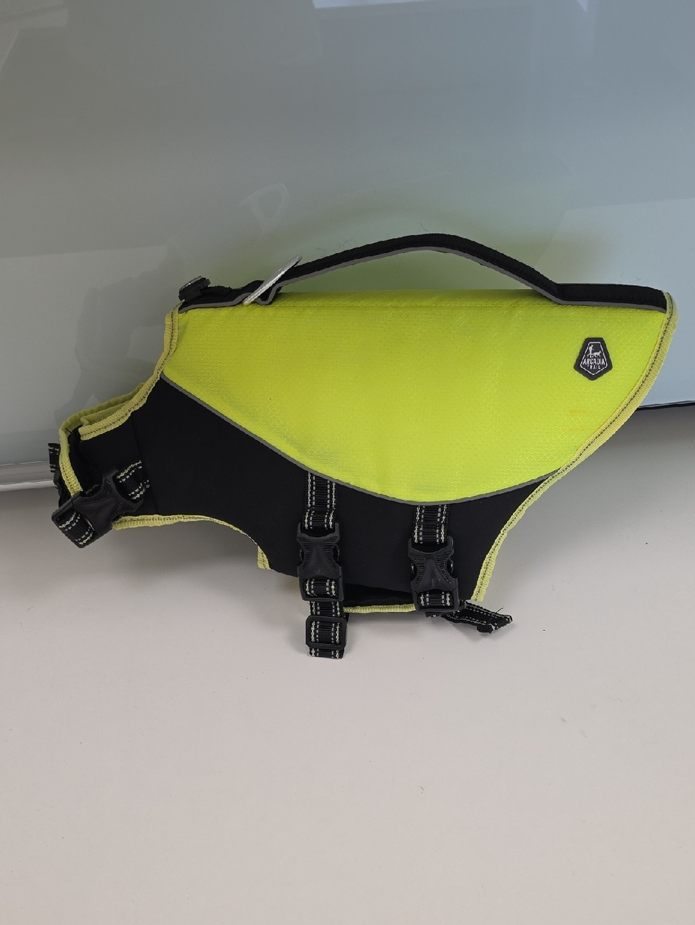 Dog High-Visibility Yellow Safety Vest with Adjustable Straps